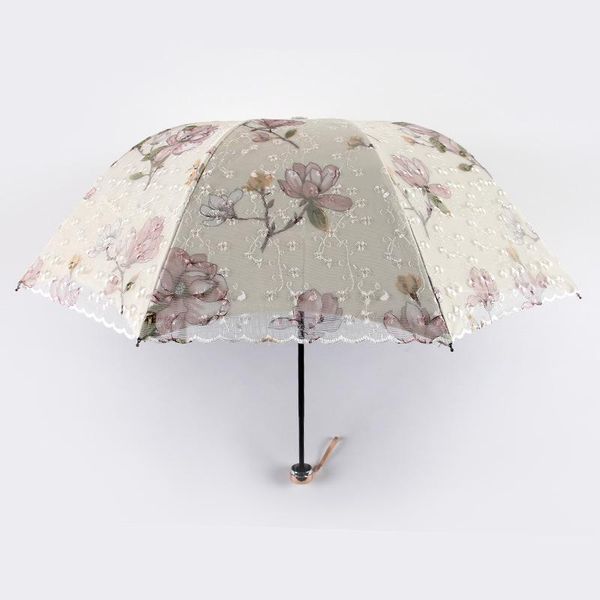 

umbrellas double embroidered lace umbrella anti ultraviolet a1907 sunshade sunny aurora black plastic sun