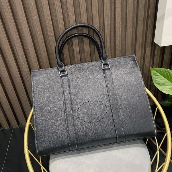 

designer handbag shoulder bags classic fashion en's briefcase high-quality genuine leather luxury tote bag high-capacity