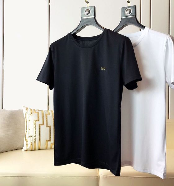 

2021 summer men's t-shirt casual man womens loose tees with letters print short sleeves sell fat big fashion men clothes, White;black