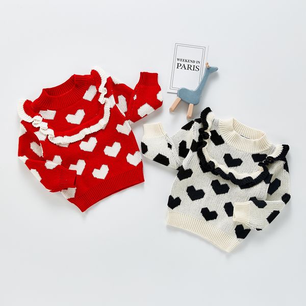 

baby girls clothes sweaters newborn long sleeve heart print knitted clothes kids baby girl sweater cardigan outwear, Blue