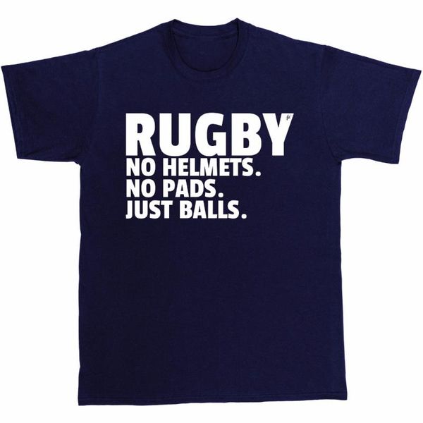

men's t-shirts brand-clothing t shirts printed summer style tees male harajuku fitness rugbyer no helmets. pads. just balls t-shirt, White;black