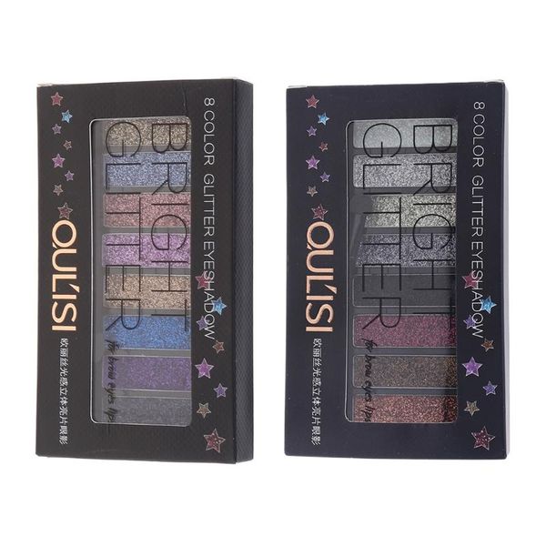 

eye shadow 8 color glitter eyeshadow makeup cosmetic sequins palette shimmer set