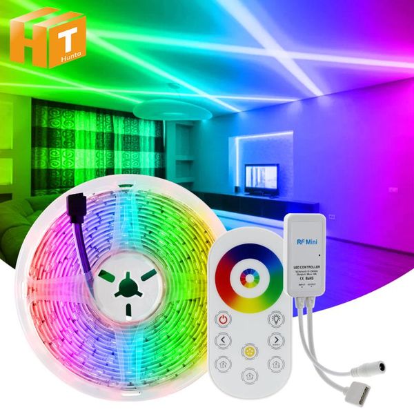 

strip rgb / rgbw rgbww 5m 10m color changeable flexible light tape + remote controller dc12v power adapter strips led