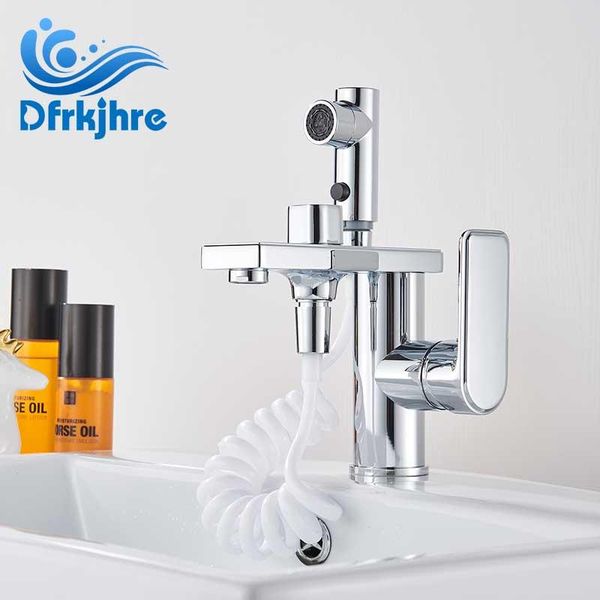 

bathroom sink faucets basin faucet chrome pull down single handle deck mount bath type brass cold and water mixer taps
