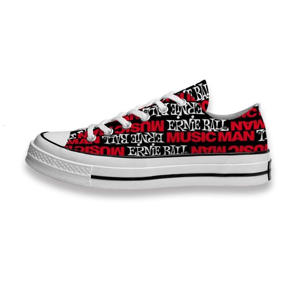 

diy custom printed shoes music band logo ernie ball sneakers low mens womens skateboard sport footwear diy trainers canvas casual shoe