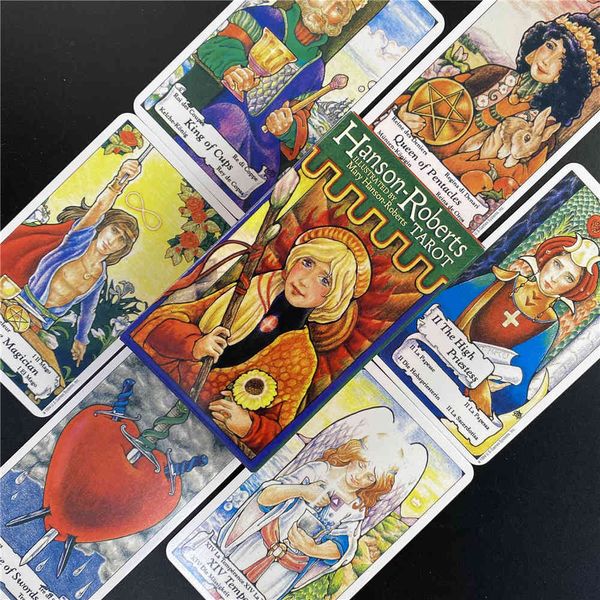 Hanson Roberts Tarot rei de copos Jogos de mesa engraçado placa de mesa cartão para famílias festa dropshipping amor 0fqm