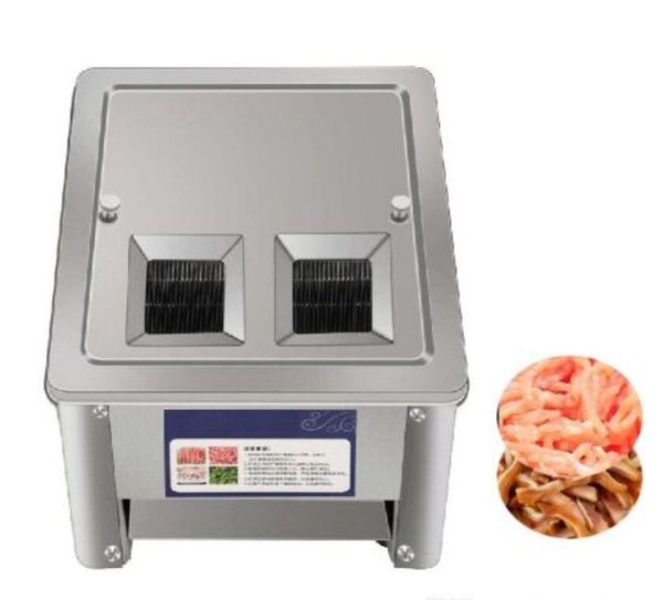 150kg / h de processamento de alimentos automático carne elétrica carne de corte de corte máquina de corte comercial cortador de fatiadores