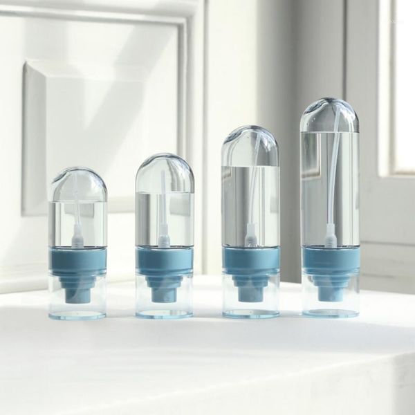 

storage bottles & jars 5 pcs 30ml/100ml inverted transparent plastic empty spray bottle pet alcohol toner moisture bottling cosmetic tool