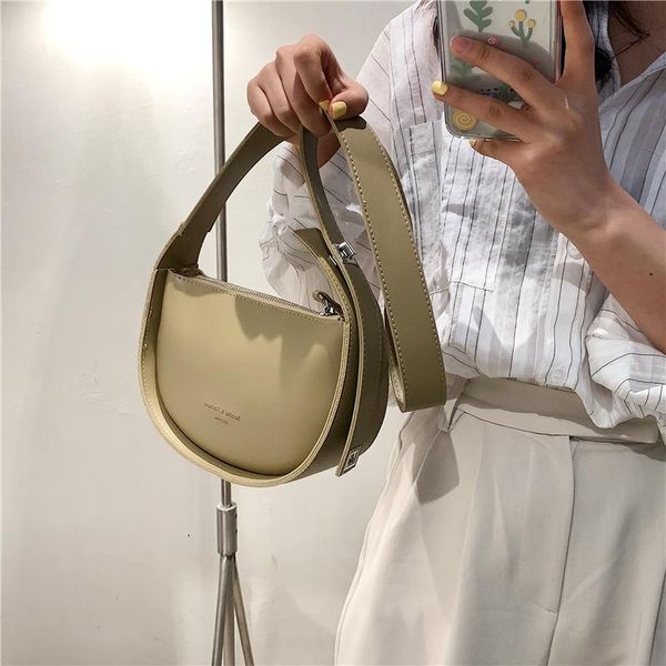 

evening bags pure color underarm women's bag casual fashion all-match advanced texture sports fitness one-shoulder black diagonal 2021