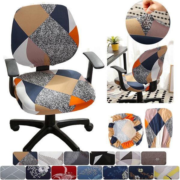 

chair covers cover computer swivel lift desk seat for office home fundas para sillones