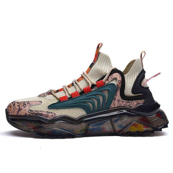 

pop shoes ins trend autumn fashion summer popcorn bottom breathable casual versatile sneakers men, Black