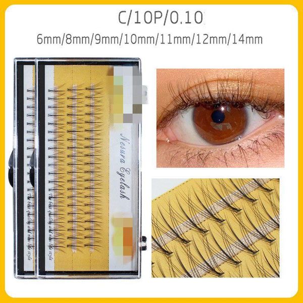 

60pcs professional makeup individual cluster eyelashes grafting fake false eyelash extension bunche