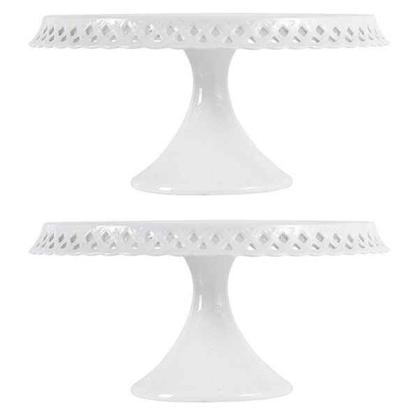 

other bakeware 2pcs simple cake stand dessert holder serving tray for birthday wedding display
