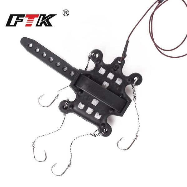 

fishing hooks ftk 1set carp tackle hair 15g / 20g 25g 30g 35g 40g 50g 60g 70g 80g 90g 100g hook drill rig lead