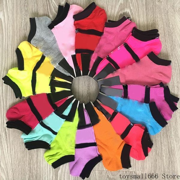 

fashion socks cotton short ankle socks sports basketball soccer teenagers cheerleader girls women sock with tags, Black