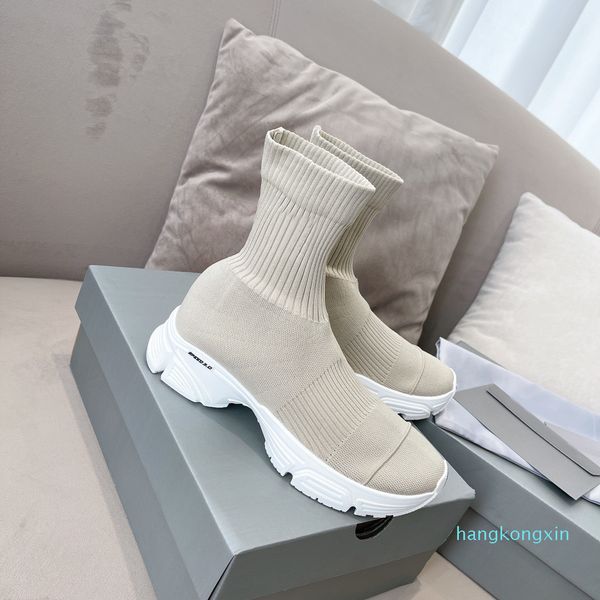 

runners socks speed 3.0 trainers boots knit paris shoes black white green sock triple s boot runner sneakers size 35-44 with