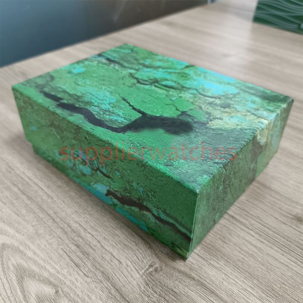 

grenn wood luxury r boxes o mens for loriginal e inner x outer woman's watches boxes men wristwatch gift 126600 126610 126660 116600 32, Black;blue