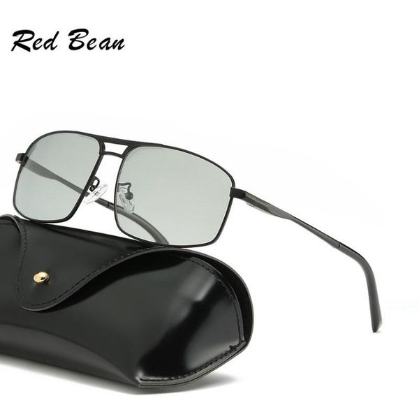 

width-145 polarized pochromic sunglasses men anti uv400 square classic brand goggle fishing sun glass eyewear, White;black