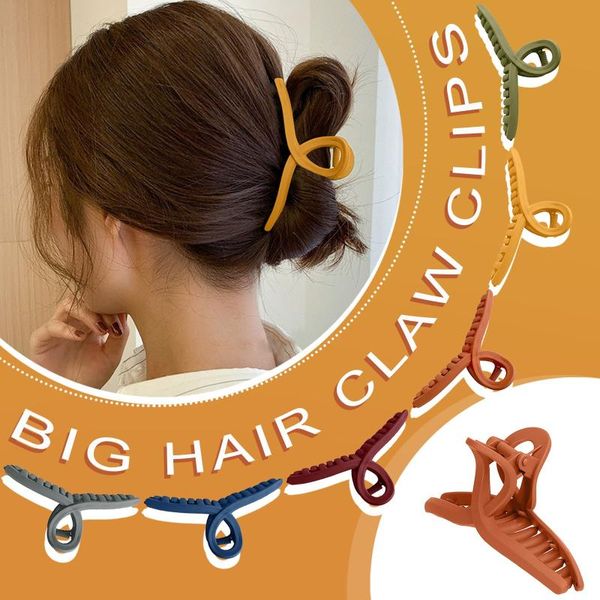 

hair clips & barrettes 6 pcs big claw 4 inch clip fall large strong hold for thick women girls 2021, Golden;silver