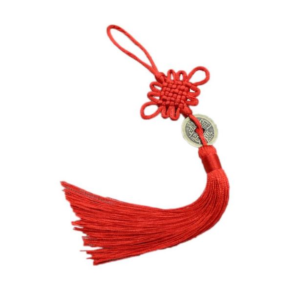 

interior decorations chinese knot antique copper money tassel pendant small emperor simulation car ornaments