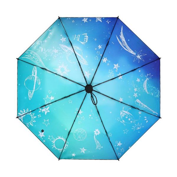 

umbrellas the stars umbrella folding uv protection parasol windproof sunny or rainy woman mini pocket