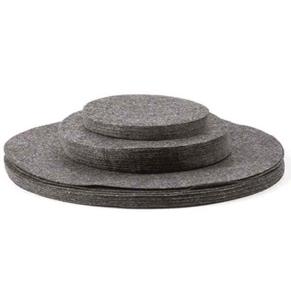 

mats & pads set of 24 soft felt plate dividers 3 sizes pan separator cookware bakeware pot stacking protectors dish scratch