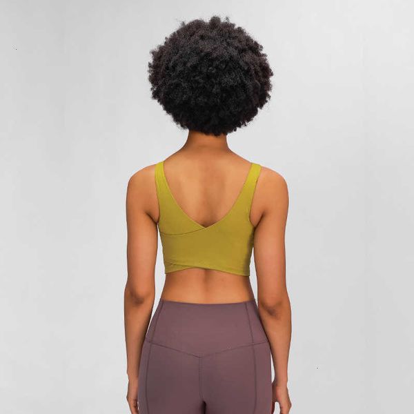 

women's tanks & camis women underwears irregular sports bra gathered shockproof gym clothes girl running fitness padded yoga lamb 5bum, White