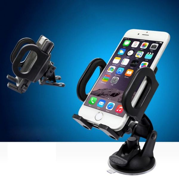 

car phone holder mount, universal gps navigator support bracket stand for smart phones tablet durable cell mounts & holders