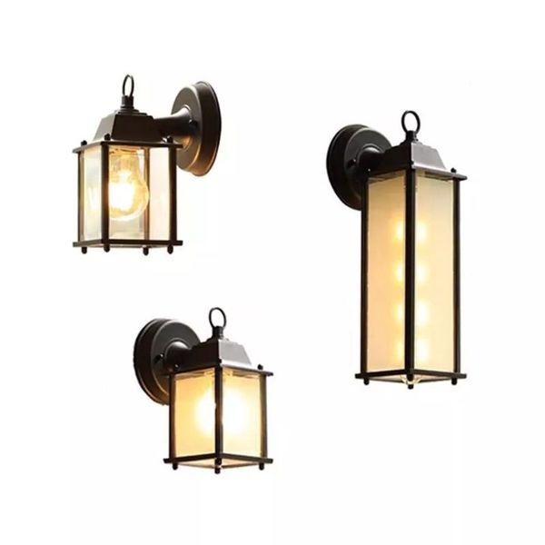 

outdoor antique glass wall lamp restaurant cafe bar villa sconces vintage retro led waterproof mounted lighting fixture lamps