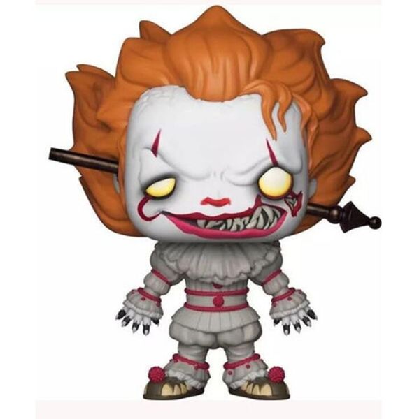 

funko pop figures clown back to the soul hand office aberdeen model it decoration toy pennywise wearing front version 544#