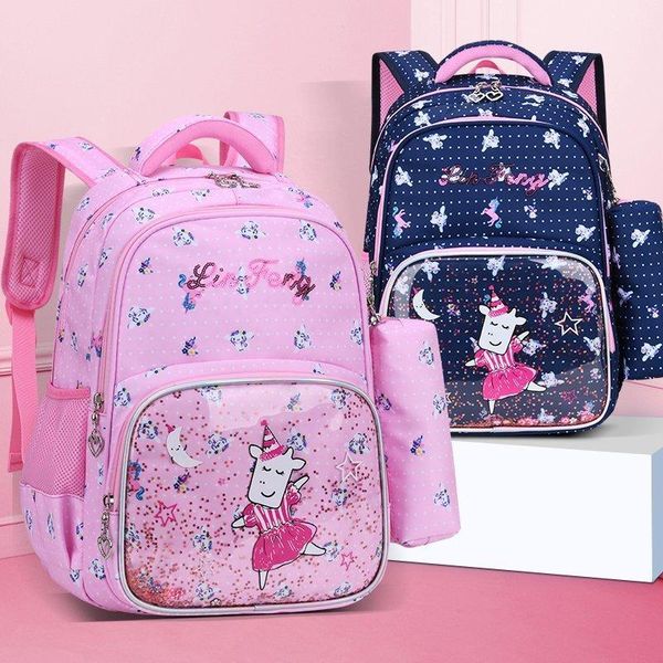 

backpack bag primary school students 1-3-4-6 grade boys elementary freshman class schoolbag lighter burden relieving