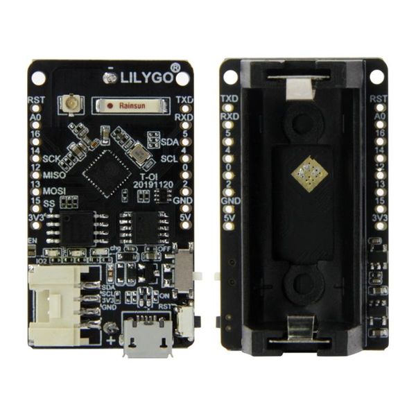 

smart home control controlgo t-oi esp8266 chip rechargeable 16340 battery holder compatible with mini d1 development board