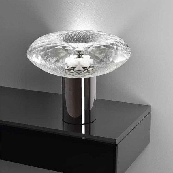 

table lamps postmodern light luxury glass living room lamp nordic simple household bedside bedroom art deco