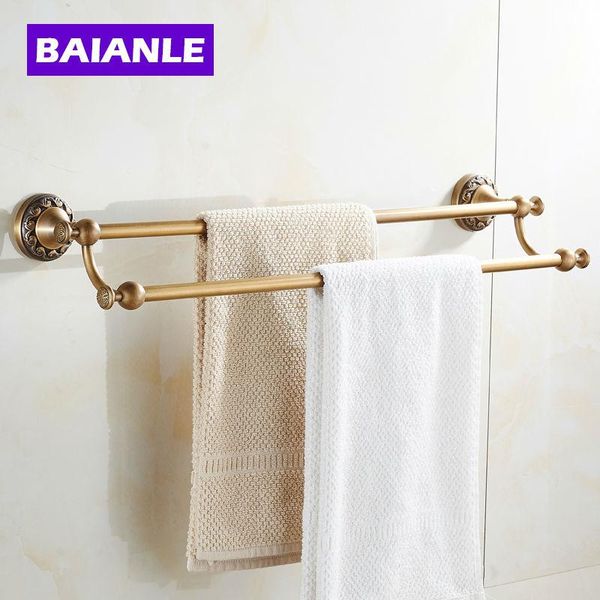 

towel racks double bar antique copper finishing/towel holder rack bathroom accessories set