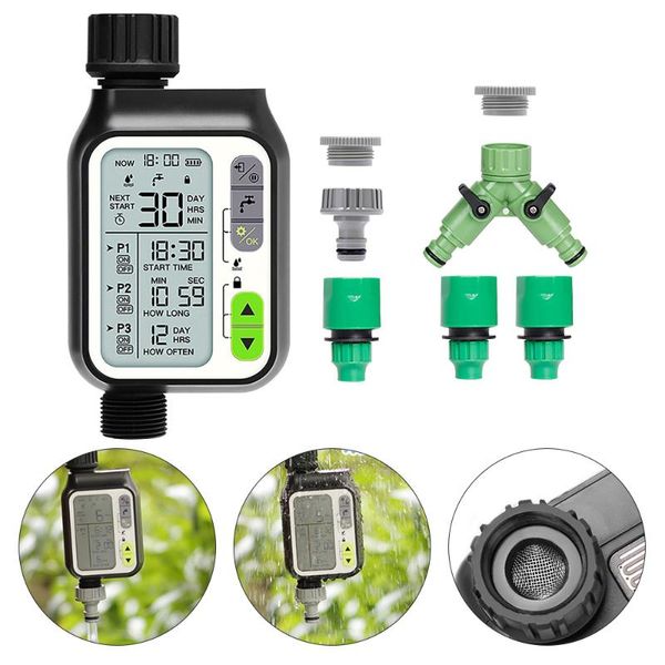 

screen garden automatic watering timer with rain sensor irrigation device sprinkler controller outdoor tool equipments