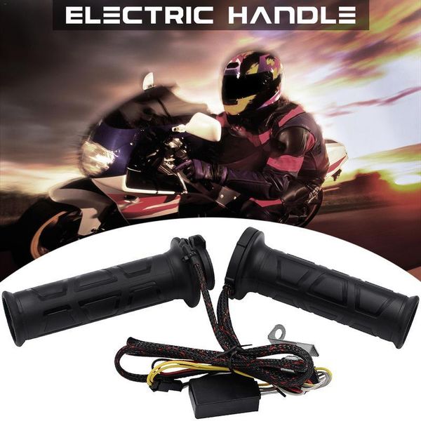 

handlebars a pair motorcycle handlebar motorbike heating handle heated grips multi-speed electric thermostat grip warmer