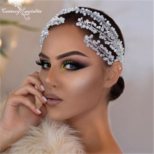 

hair clips & barrettes bride headbands bridal headpieces luxury rhinestone wedding headwear for women jewelry bling tiaras, Golden;silver
