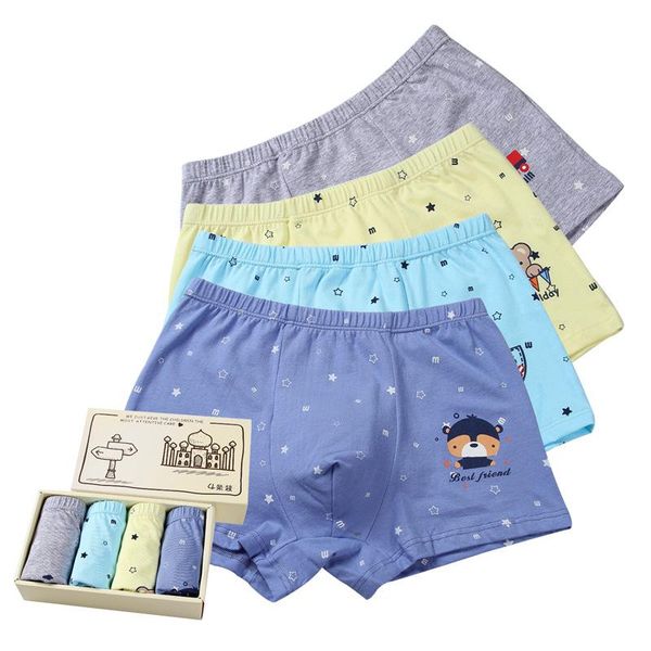 

panties children's underwear boys and girls cotton shorts cartoon baby 4 per box, Camo