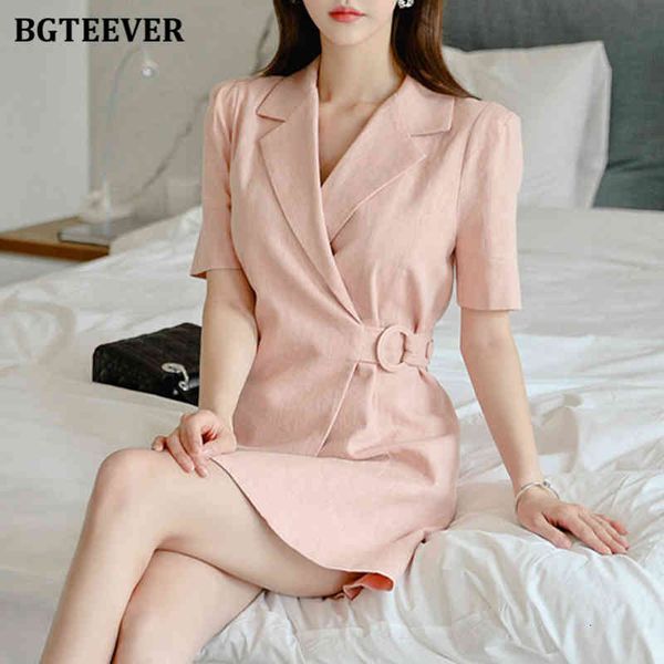 

downs elegant belted women playsuits short sleeve female romper jumpsuit spring summer notched ladies overalls kqn1, Black
