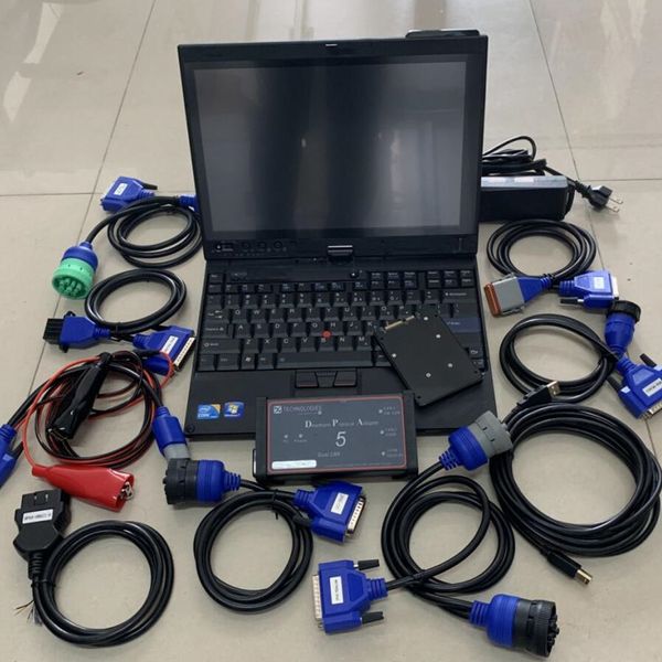 DPA5-Scanner Dearborn-Protokolladapter 5 LKW-Diagnosetool Vollkabel-Hochleistungsreparatur mit X200T-Touchscreen-Diagnose