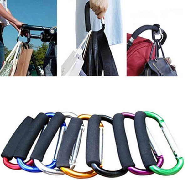 

1pc baby stroller accessories hook shopping bag mommy pram hanger metal convenient for born parts &1