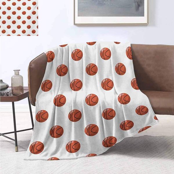 

plush blanket basketball cartoon classical balls competition scoring professional tournament cinnamon black white lightweight