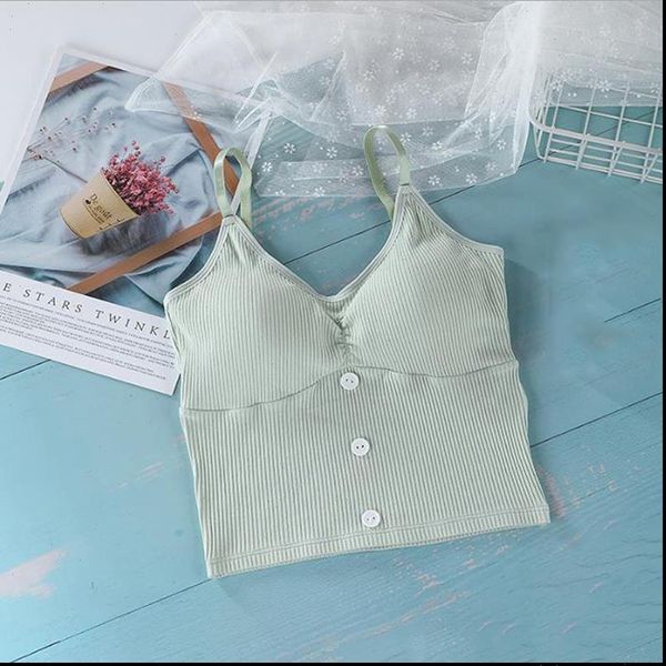 

knitted strap vest womens cami knitting crop, White