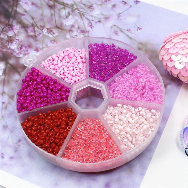 

other 2mm glass seed beads box set charm rondelle spacer loose for jewelry making diy embroidery handmade crafts wholesale