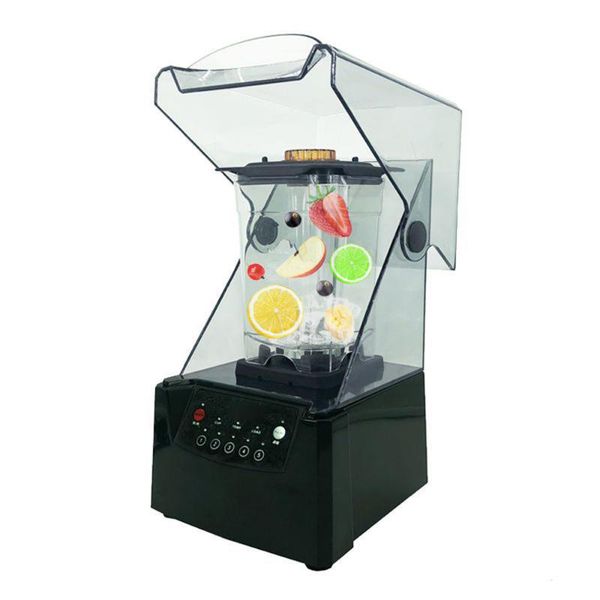 

blender commercial smoothie juicer with cover mikser silent ice cushed machine