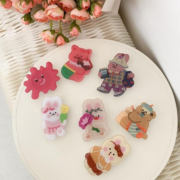 

korea cute cartoon stand ring universal mobile phone grip expanding holder / funny pattern finger /phone cell mounts & holders