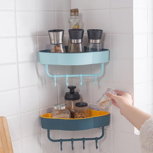 

bathroom storage & organization shelves shampoo holder kitchen rack mess shower organizer wall space saver household