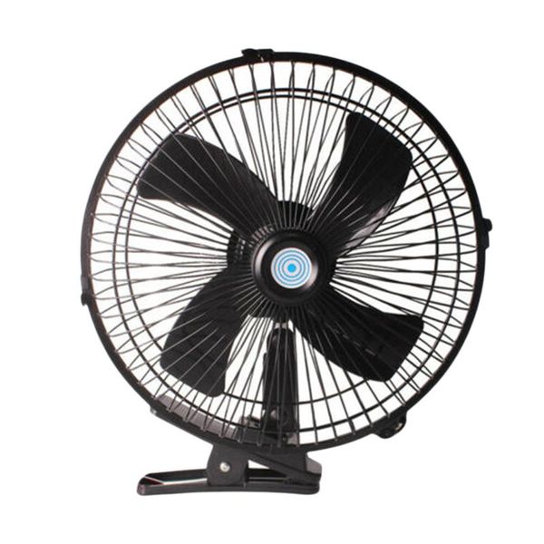 

electric fans 10 inch 12v car fan adjustable speed oscillating cooling with clip for home travel truck