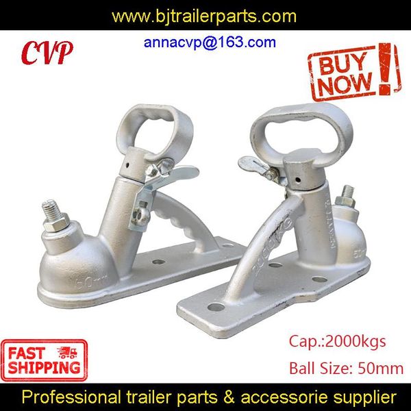 

parts cvp trailer coupling 2000kgs hitch coupler 50mm dacromet coated 2 holes 3holes quick release rv camper caravan accessories