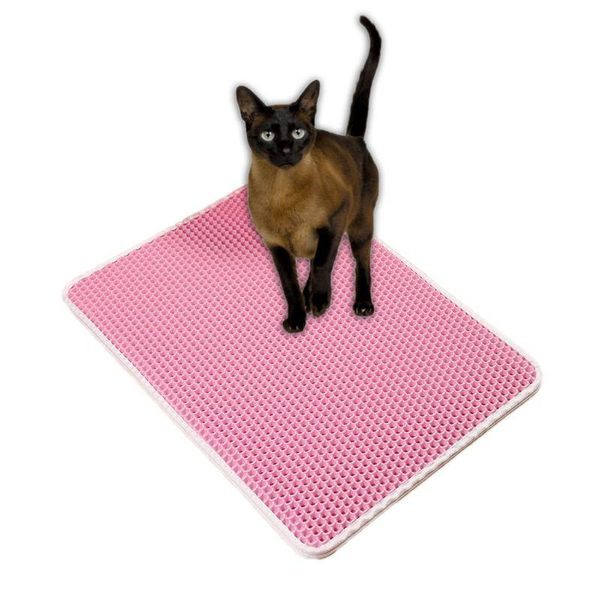 

cat beds & furniture litter mat trapping mat, honeycomb double layer design waterproof lx9c
